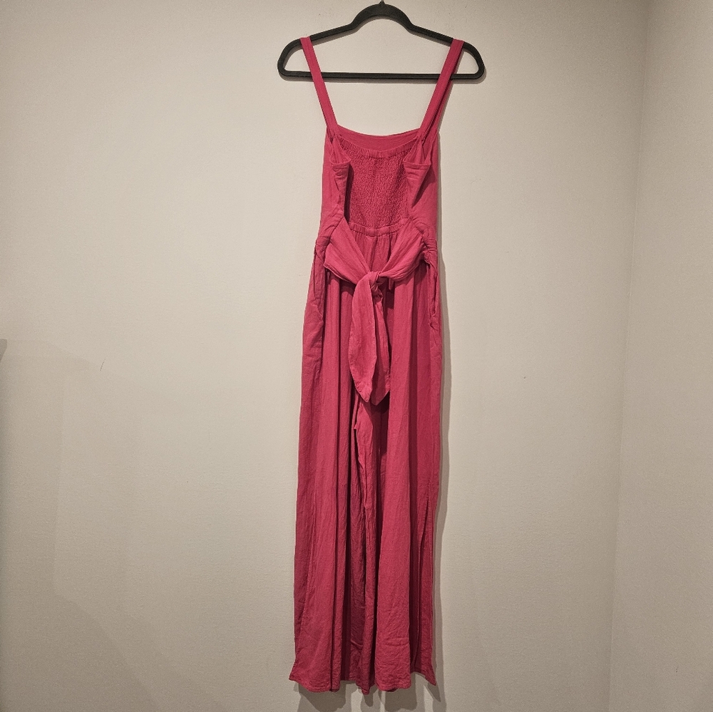 NIC+ZOE Vibrant Pink Jumpsuit, Size 10 - Picture 4 of 6